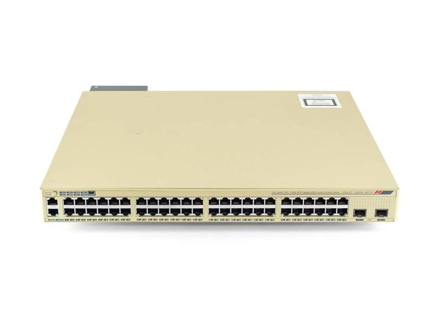 C6800IA-48FPD - 48x 1GE RJ45, PoE+ 740W 802.3at, uplink 2x 10G SFP+, 216 Гб/с, Stack, Резервна потужність, IP Lite, Cisco Catalyst 6800 Комутатор 