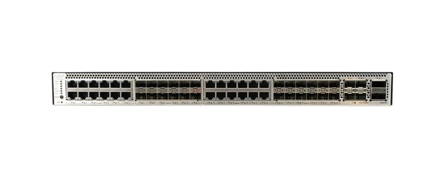 Комутатор Huawei S5732-H48XUM2CC 24x 100M/1G/2.5G/5G 24x 10GE SFP+ порти, 4x 25GE SFP28 + 2x 40GE порти або 2x 100GE QSFP28 порти, 1x expansion слот, PoE++, without power модуль