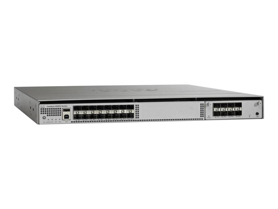 WS-C4500X-24X-ES - 24 Port 10G, Enterprise Services, Front-to-Back, AC, Cisco Catalyst 4500-X Комутатор