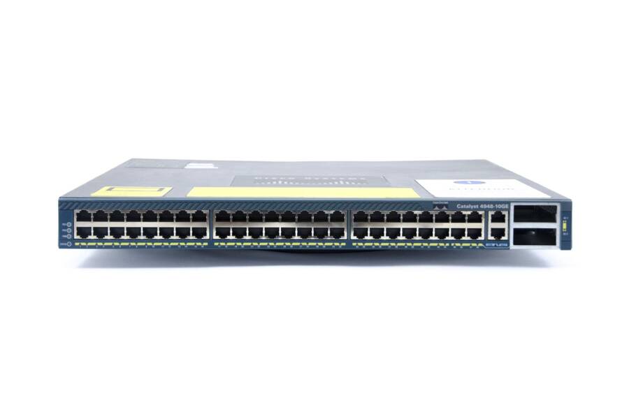 WS-C4948-10GE-E - 4948, 48x 10/100/1000, 2x 10GE(X2), 1xAC PS, IOS Enterprise Services Комутатор Cisco Catalyst